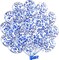 Blue Confetti Balloons Party Balloons 12inch 50 Pcs Latex Confetti Balloons Birthday Balloons Party Decoration Wedding Baby Shower Christmas Party-Confetti Blue